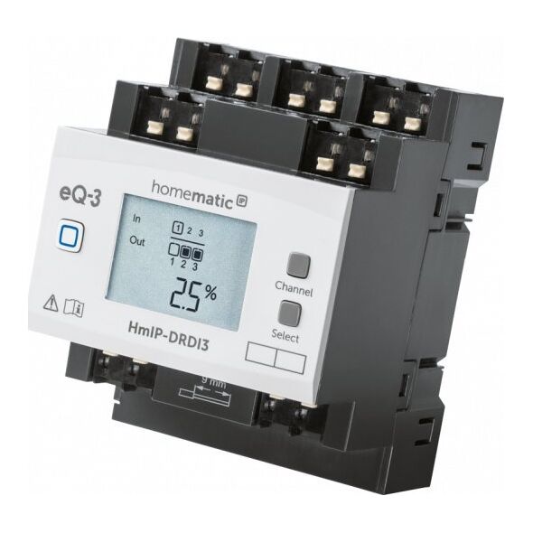 HomeMatic IP Homematic IP Dimmaktor für Hutschienenmontage – 3-fach