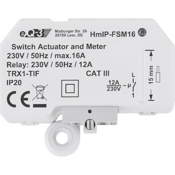 HomeMatic IP Homematic IP Schalt-Mess-Aktor (16A) - Unterputz