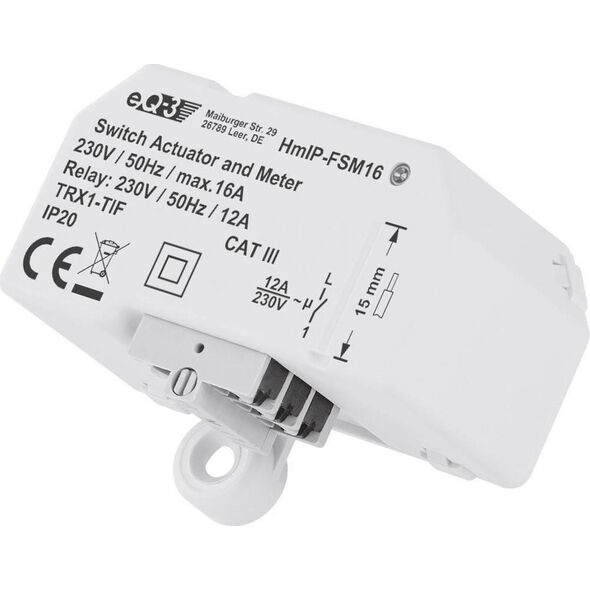 HomeMatic IP Homematic IP Schalt-Mess-Aktor (16A) - Unterputz
