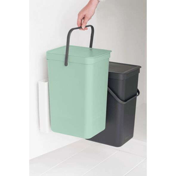 Kosz na śmieci Brabantia Kosz szafkowy Sort&Go 2x16l Jade Green/ Grey 214462