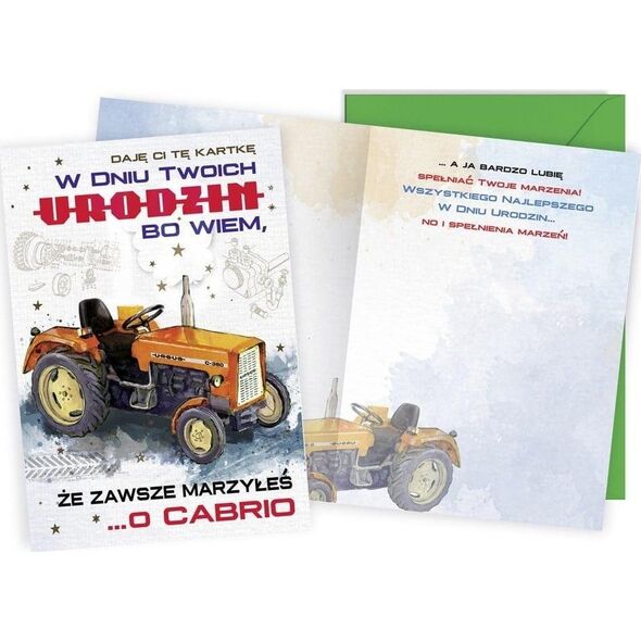 KUKARTKA Karnet V Urodziny