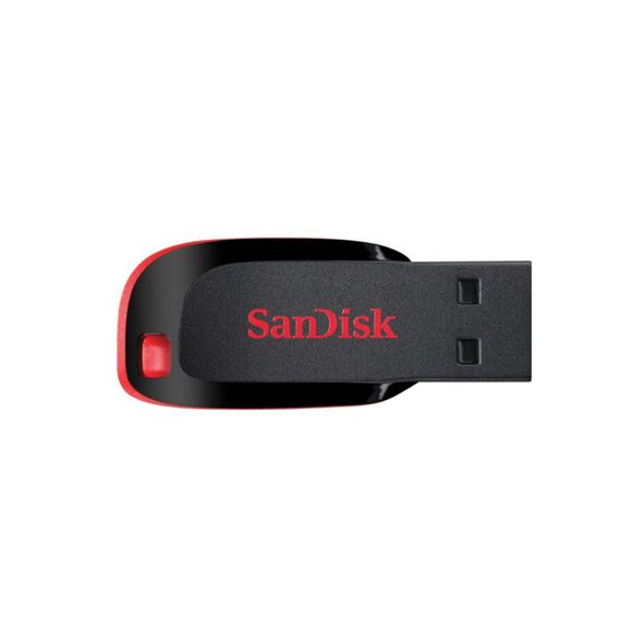 SanDisk Memory Stick 64GB, USB 2.0 - SanDisk (SDCZ50-064G-B35) - Black / Red 0619659097318 έως 12 άτοκες Δόσεις