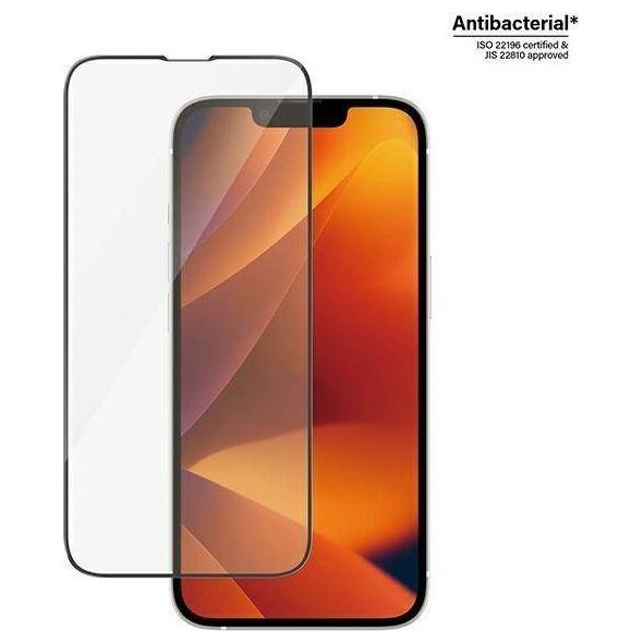 PanzerGlass PanzerGlass Ultra-Wide Fit - szkło antybakteryjne do iPhone 14 / 13 Pro/ 13 czarna ramka