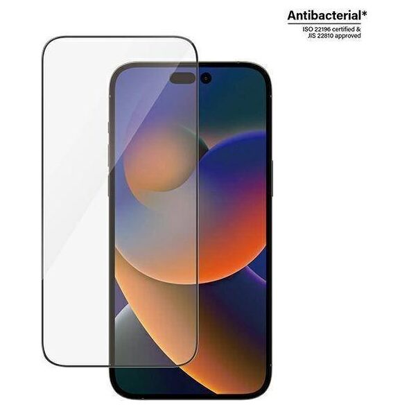 PanzerGlass PanzerGlass Ultra-Wide Fit - szkło antybakteryjne do iPhone 14 Pro Max czarna ramka