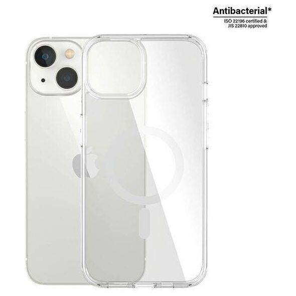 PanzerGlass Etui PanzerGlass HardCase z Magsafe i powłoką antybakteryjną do iPhone 14 transparentne
