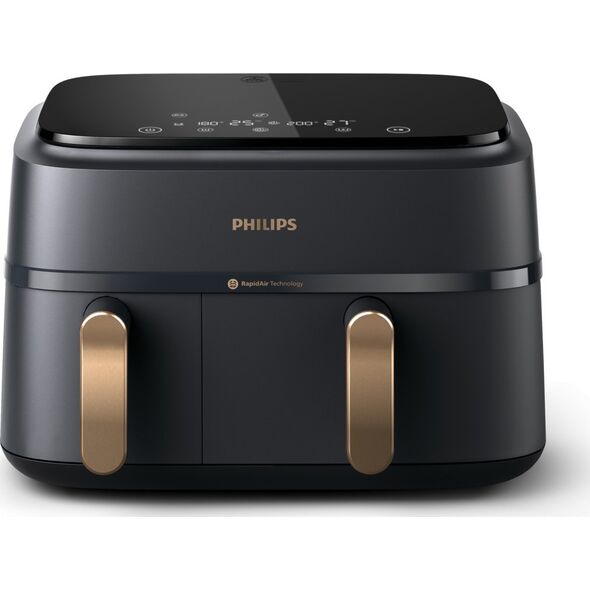 Frytkownica beztłuszczowa Philips Philips NA352/04 3000 Series Doppel-Heißluftfritteuse schw