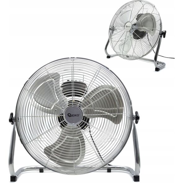 Wentylator Geko WENTYLATOR PODŁOGOWY 45CM STAL INOX (1) G80471 GEKO
