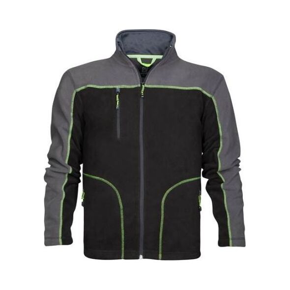 Ardon MICHAEL - męska bluza polarowa, wysoka jakość, trwały kształt, płaskie szwy - Ciemno-szara H2183 2XL
