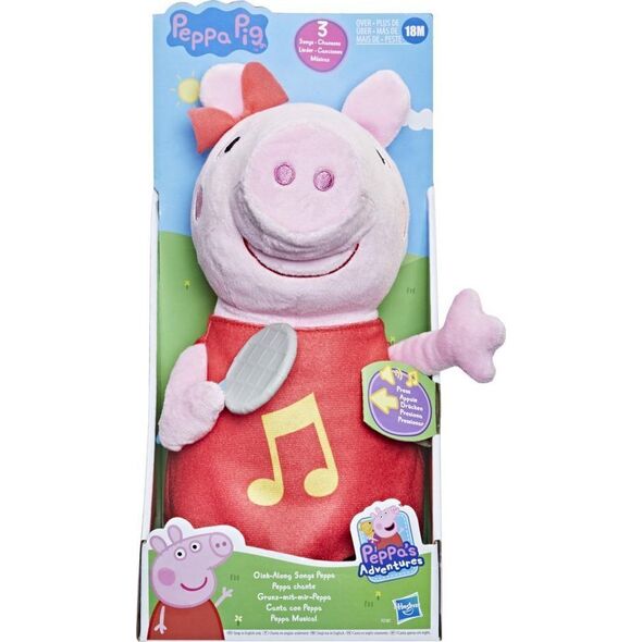 Hasbro Hasbro Peppa Pig Grunt With Me Peppa Cuddly Toy (pink/red)