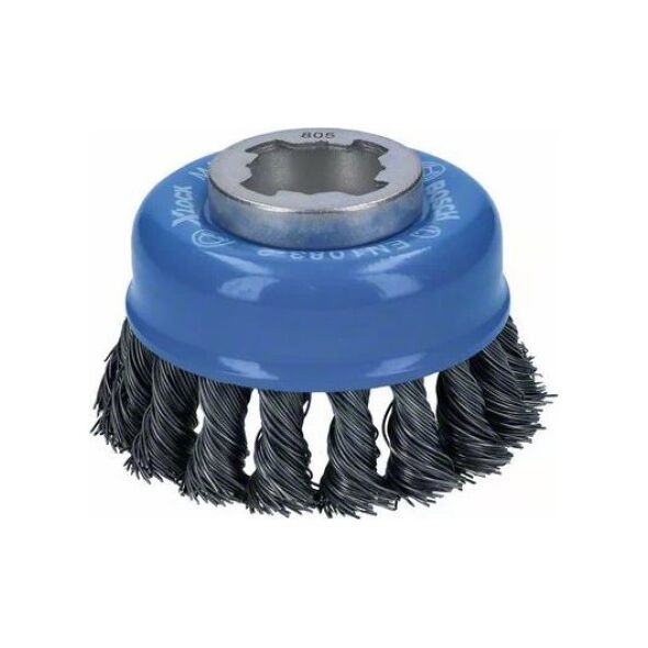 Bosch Bosch X-LOCK cup brush Heavy for Metal 75mm, knotted (O 75mm, 0.5mm wire)