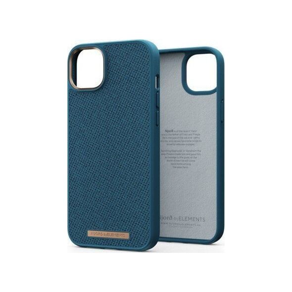Njord by Elements Njord by Elements Etui z tkaniny Tonal do iPhone 14 Plus ciemny morski