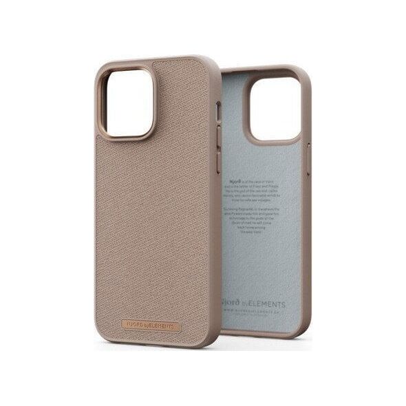 Njord by Elements Njord by Elements Etui z tkaniny Just do iPhone 14 Pro Max różowy piasek