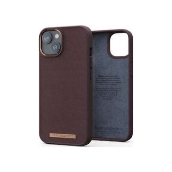 Njord by Elements Njord by Elements Etui do iPhone 14 Plus Dark Brown z prawdziwej skóry