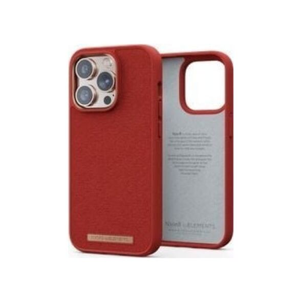 Njord by Elements Njord by Elements Etui zamszowe do iPhone 14 Pro Burnt Orange Comfort+