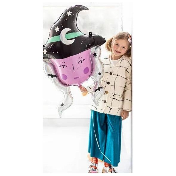 PartyDeco Balon foliowy Czarownica, 73,5x101 cm one size