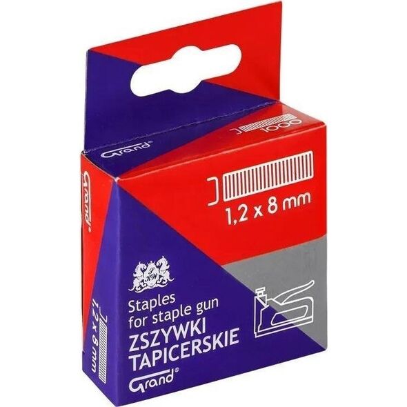 Grand Zszywki do zszywacza tapicerskiego/takera 1,2x8mm