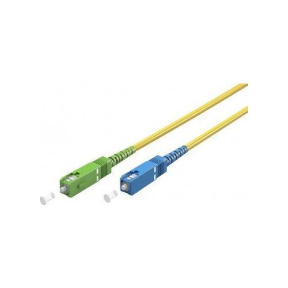 Goobay Kabel światłowodowy (FTTH), Singlemode (OS2) Yellow, Żółty (Simplex), 5 m - Długość kabla 5 m