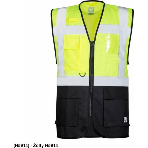 Ardon ARDON SIGNAL - kamizelka siatkowa menadżerska - Żółty H5914 XL