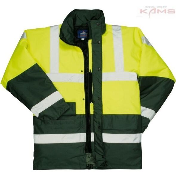 Portwest S466 Dwukolorowa kurtka ostrzegawcza - Żółto-czarny S