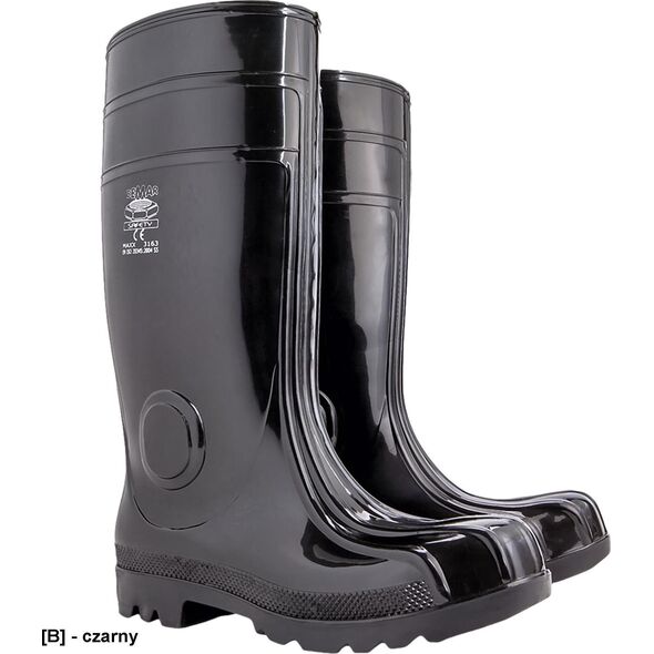 Demar BDMAXXS5 S5 AN SRC - buty męskie bezpieczne antyelektrostatyczne z PVC, podnosek, antypoślizgowe 46