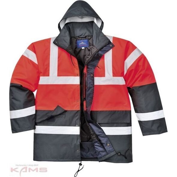 Portwest S466 Dwukolorowa kurtka ostrzegawcza - Żółto-czarny XXL