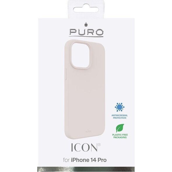 Puro PURO ICON Cover - Etui iPhone 14 Pro (piaskowy róż)