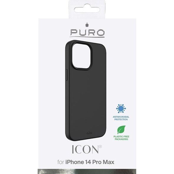 Puro PURO ICON Cover - Etui iPhone 14 Pro Max (czarny)
