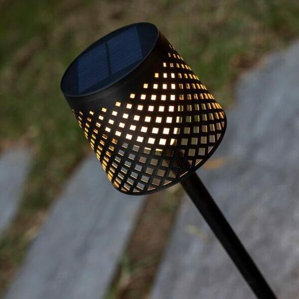 New Garden NEW GARDEN lampa ogrodowa GRETA SOLAR NEGRO 5in1 czarna