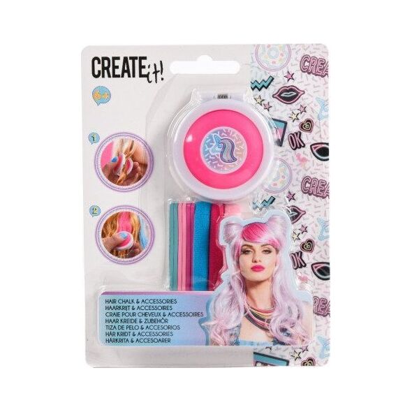 Canenco CANENCO Create It! Kreda do włosów + akcesoria dla dzieci