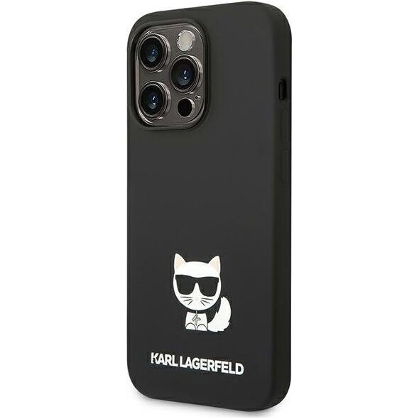 Karl Lagerfeld Etui Karl Lagerfeld KLHCP14XSLCTBK Apple iPhone 14 Pro Max hardcase czarny/black Silicone Choupette Body