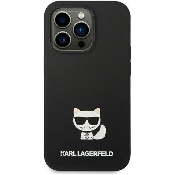 Karl Lagerfeld Etui Karl Lagerfeld KLHCP14XSLCTBK Apple iPhone 14 Pro Max hardcase czarny/black Silicone Choupette Body
