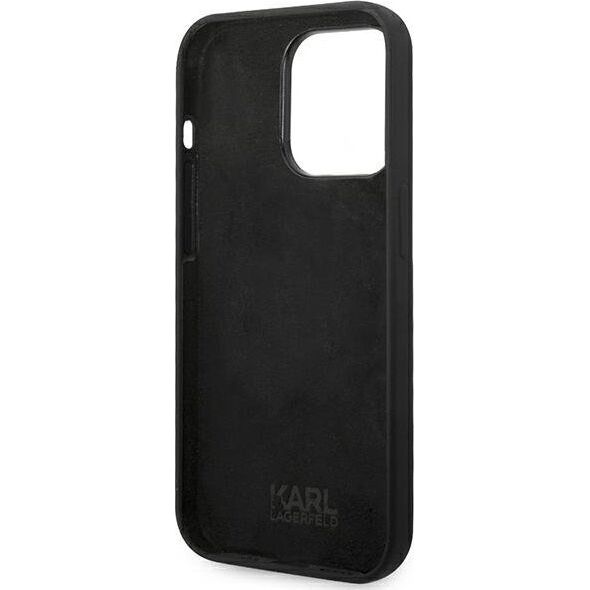 Karl Lagerfeld Etui Karl Lagerfeld KLHCP14XSLCTBK Apple iPhone 14 Pro Max hardcase czarny/black Silicone Choupette Body