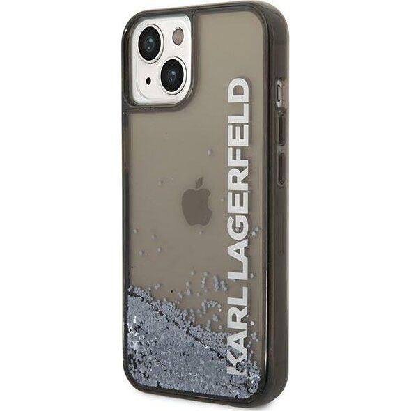 Karl Lagerfeld Etui Karl Lagerfeld KLHCP14SLCKVK Apple iPhone 14 czarny/black hardcase Liquid Glitter Elong