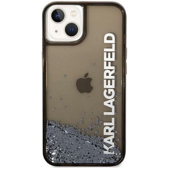 Karl Lagerfeld Etui Karl Lagerfeld KLHCP14SLCKVK Apple iPhone 14 czarny/black hardcase Liquid Glitter Elong