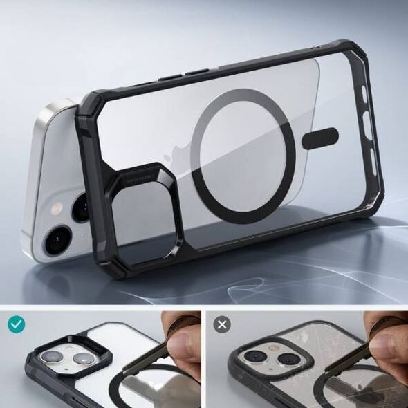 ESR Etui ESR Air Armor Halolock MagSafe Apple iPhone 14 Plus Clear/Black