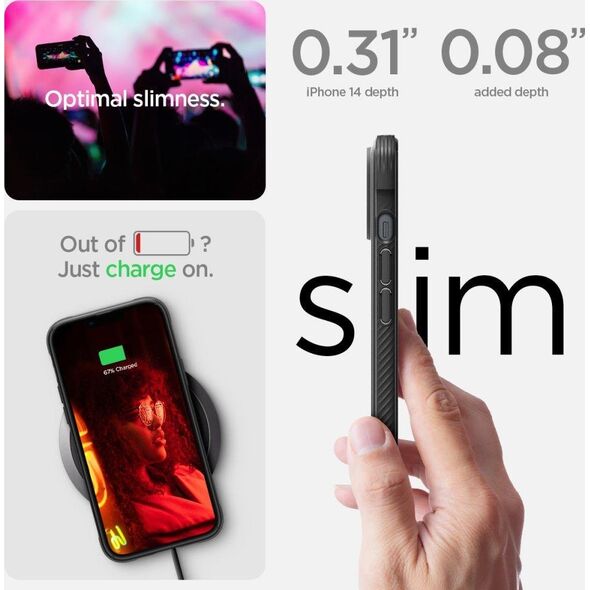 Spigen Etui Spigen Rugged Armor Mag MagSafe Apple iPhone 14 Plus Matte Black