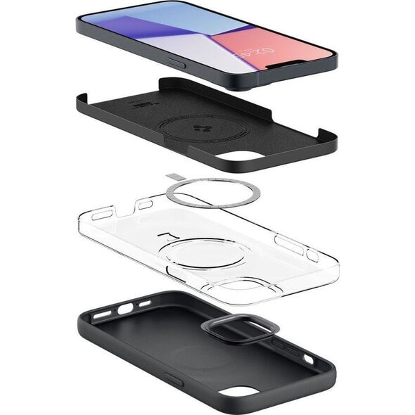 Spigen Etui Spigen Silicone Fit Mag MagSafe Apple iPhone 14 Plus Black