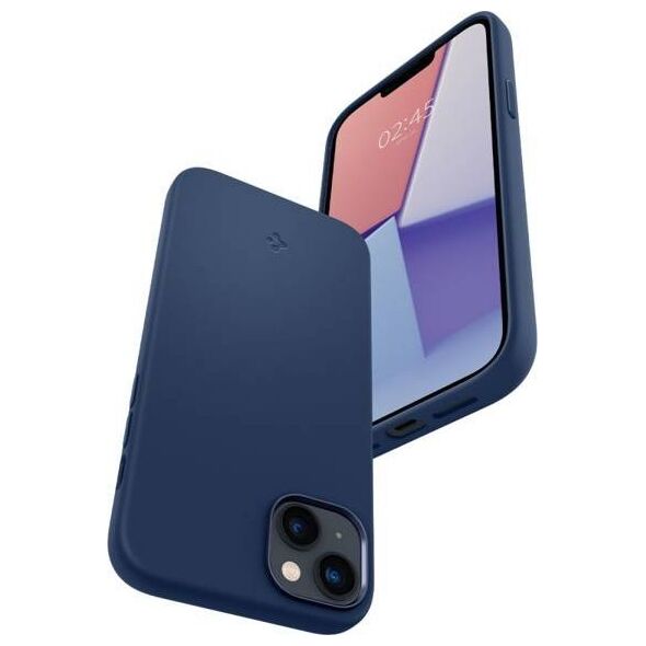 Spigen Etui Spigen Silicone Fit Mag MagSafe Apple iPhone 14 Plus Navy Blue