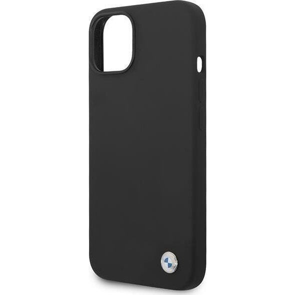 BMW Etui BMW BMHCP14MSILBK iPhone 14 Plus 6,7" czarny/black Silicone Metal Logo