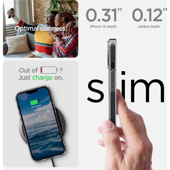 Spigen Etui Spigen Ultra Hybrid Mag MagSafe Apple iPhone 14 Plus Carbon Fiber