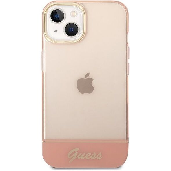 Guess Etui Guess GUHCP14MHGCOP Apple iPhone 14 Plus różowy/pink hardcase Translucent