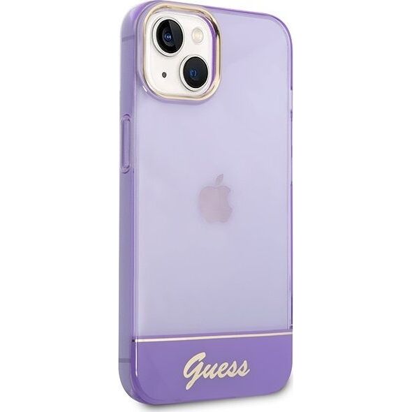Guess Etui Guess GUHCP14MHGCOU Apple iPhone 14 Plus fioletowy/purple hardcase Translucent