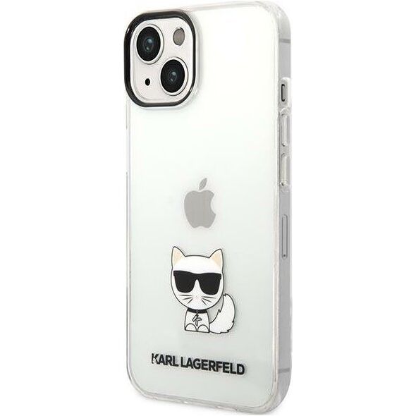 Karl Lagerfeld Etui Karl Lagerfeld KLHCP14MCTTR Apple iPhone 14 Plus hardcase przeźroczysty/transparent Choupette Body
