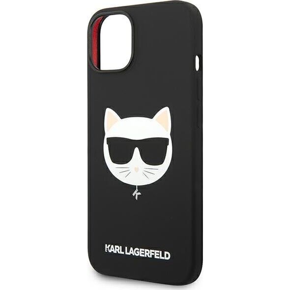 Karl Lagerfeld Etui Karl Lagerfeld KLHMP14MSLCHBK Apple iPhone 14 Plus hardcase czarny/black Silicone Choupette Head Magsafe