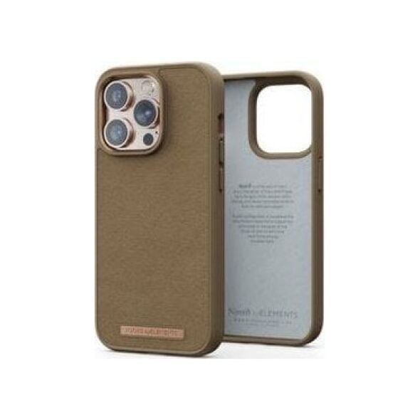 Njord by Elements Etui zamszowe do iPhone 14 Pro Max Camel Comfort+