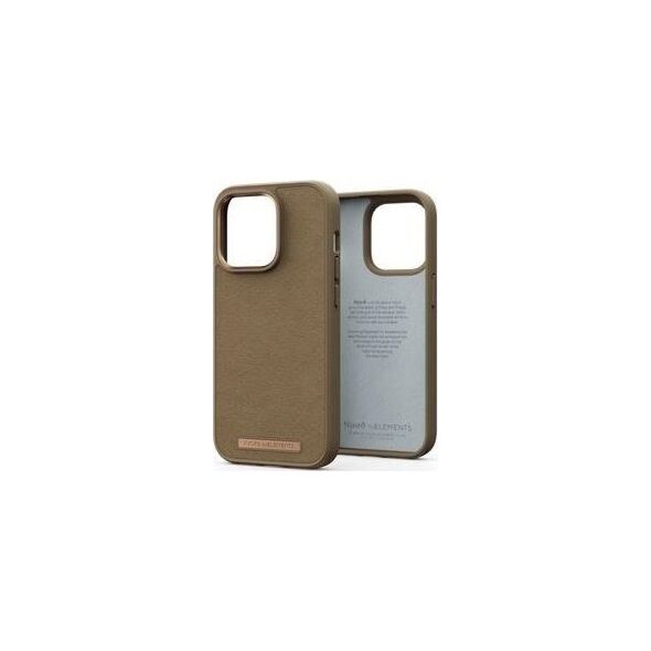Njord by Elements Etui zamszowe do iPhone 14 Pro Max Camel Comfort+