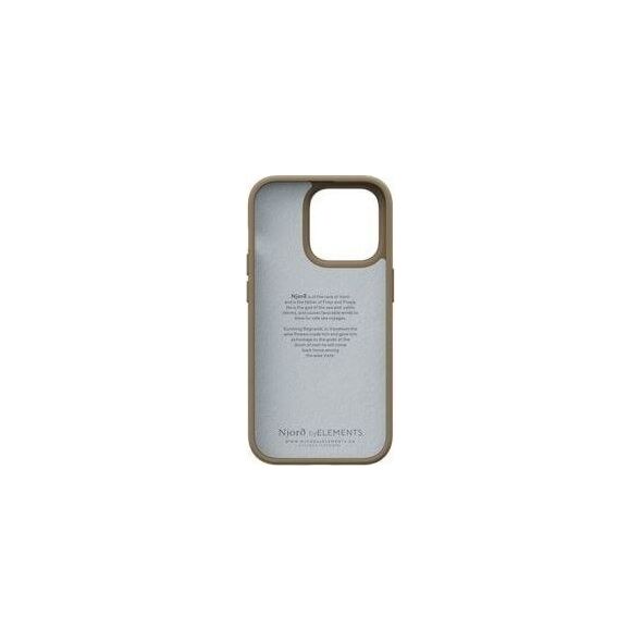 Njord by Elements Etui zamszowe do iPhone 14 Pro Max Camel Comfort+