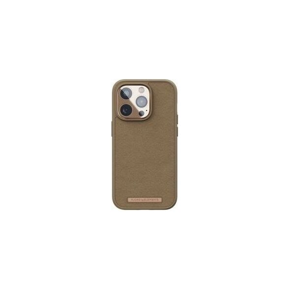 Njord by Elements Etui zamszowe do iPhone 14 Pro Max Camel Comfort+