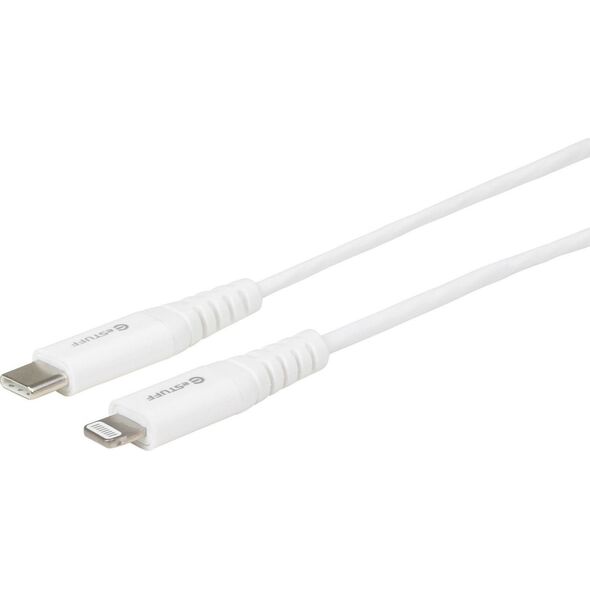 Kabel USB eStuff Lightning - USB-C 1 m Biały (USB-C Lightning Cable MFI 0,5m)