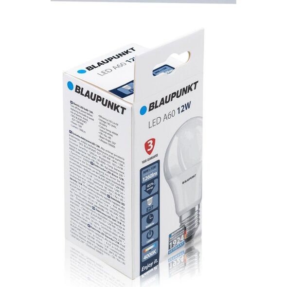 Blaupunkt Zestaw 4 sztuk - Blaupunkt Żarówki LED E27 12W NW